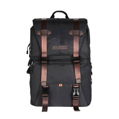 20L Zaino Fotograico Multifunzionale impermeabile di Grandi Dimensioni DSLR Taglia L, con Custodia impermeabile - Backpack Urban Wander 01（Nera）