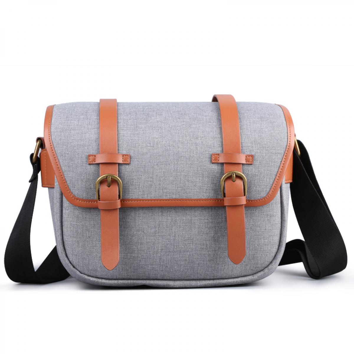 DSLR Kamera için Kompakt Messenger Omuz Çantası 25*16*19cm