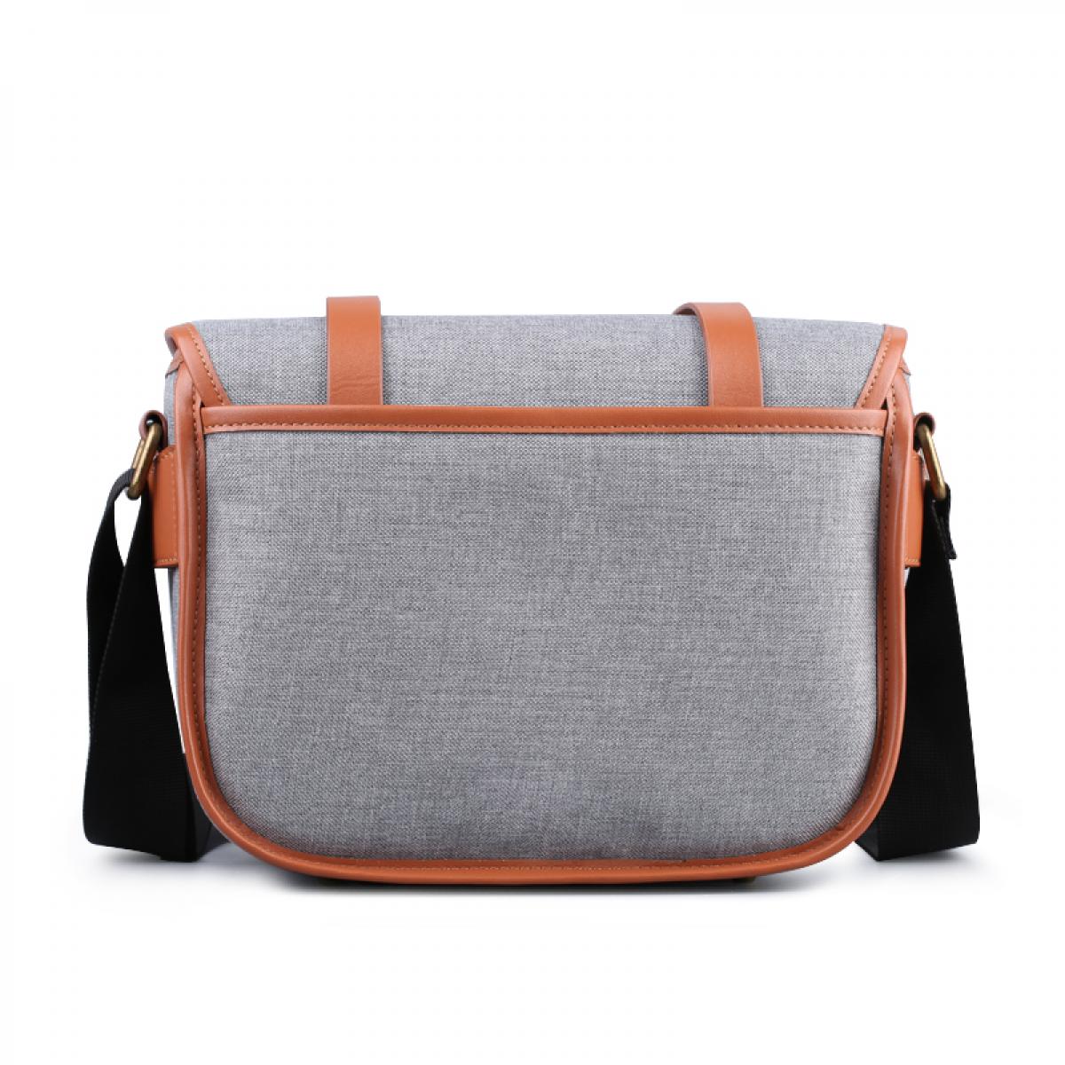 DSLR Kamera için Kompakt Messenger Omuz Çantası 25*16*19cm