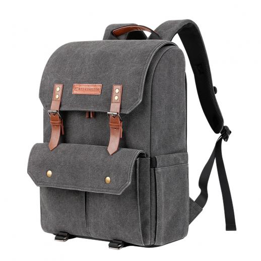 Professional Camera Backpacks with Removable DSLR Case fit up to 15.6" Laptop - 18L