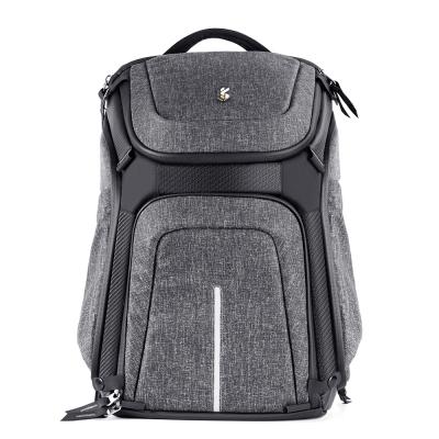 25L Zaino fotografico professionale impermeabile per fotocamere Canon, Sony, Nikon, 15.6 - Backpack Star Wander 01（Grigio）