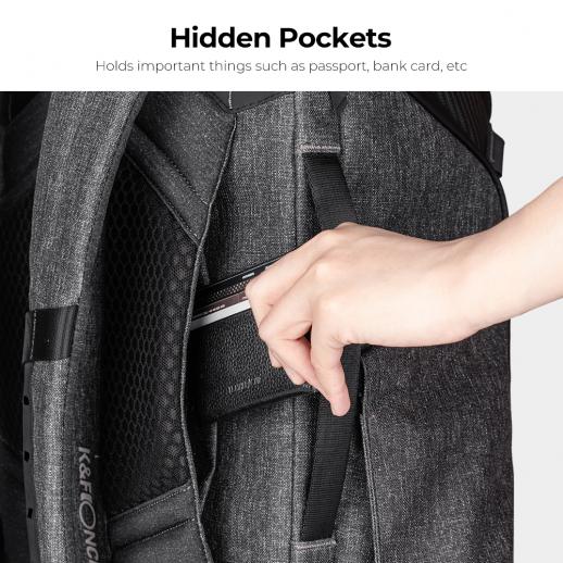 hk Sac à bandoulière pour homme, sac de poitrine étanche pour iPad