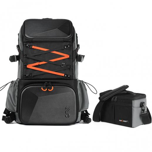 Pro Kamerarucksack Große Fototasche mit Stativhalter Wasserdichter Regenschutz für Reisen & Wandern