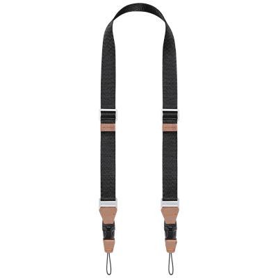 Tracolla per fotocamera con sgancio rapido per fotografi, tracolla regolabile per fotocamera compatibile con fotocamera Nikon Canon Sony Olympus DSLR - Strap Urban Wander 01 Nera