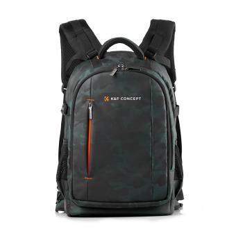 K & F Concept grand sac à dos multifonctionnel pour appareil photo reflex numérique pour la photographie de voyage en plein air 31 * 24 * 46 cm 25L