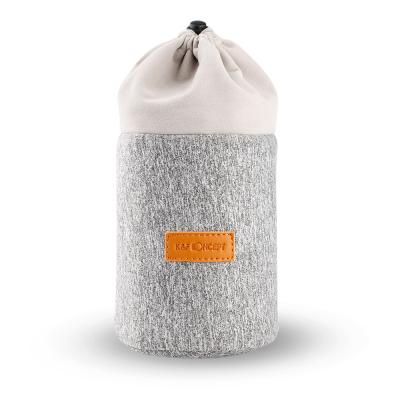 Kameralinseveske, beskyttende linseveske, 2-i-1 neoprenlinsebæreveske Kompatibel med flere størrelser Kameralinse 10*18cm