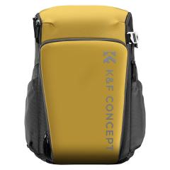 Plecak K&F Concept Camera Alpha Air 25L, torby na aparat dla fotografów o dużej pojemności z osłoną przeciwdeszczową, żółte