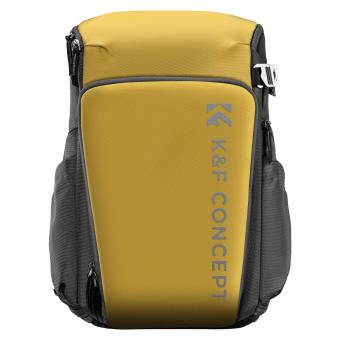 K&F Concept Camera Alpha Backpack Air 25L, Camera Bags for Photographers Large Capacity with Raincover, Yellow