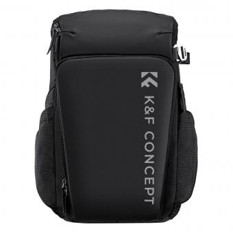 K&F Concept Camera Alpha Backpack Air 25L, Sacs Appareil Photo pour Photographes Grande Capacité avec Housse de Pluie, Noir