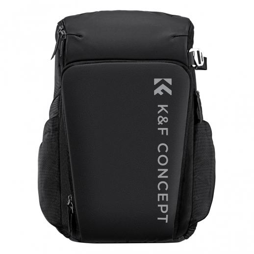 K&F Concept Camera Alpha Backpack Air 25L, Сумки для фотоаппаратов для фотографов большой емкости с дождевиком, черный