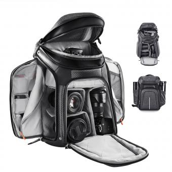 K&F Concept Professional Camera Backpack 25L Waterproof for Canon, Sony, Nikon Camera, 15.6