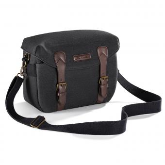 10L Bolsa Sling para Cámara, Funda Acolchada para Cámara Vintage Impermeable con Funda Antipolvo - Sling Bag Urban Wander 06 Gris Oscuro