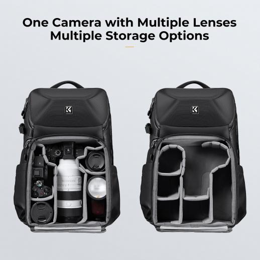 Buy Large Camera Backpack 20L  K&F Concept Camera Bags - K&F Concept