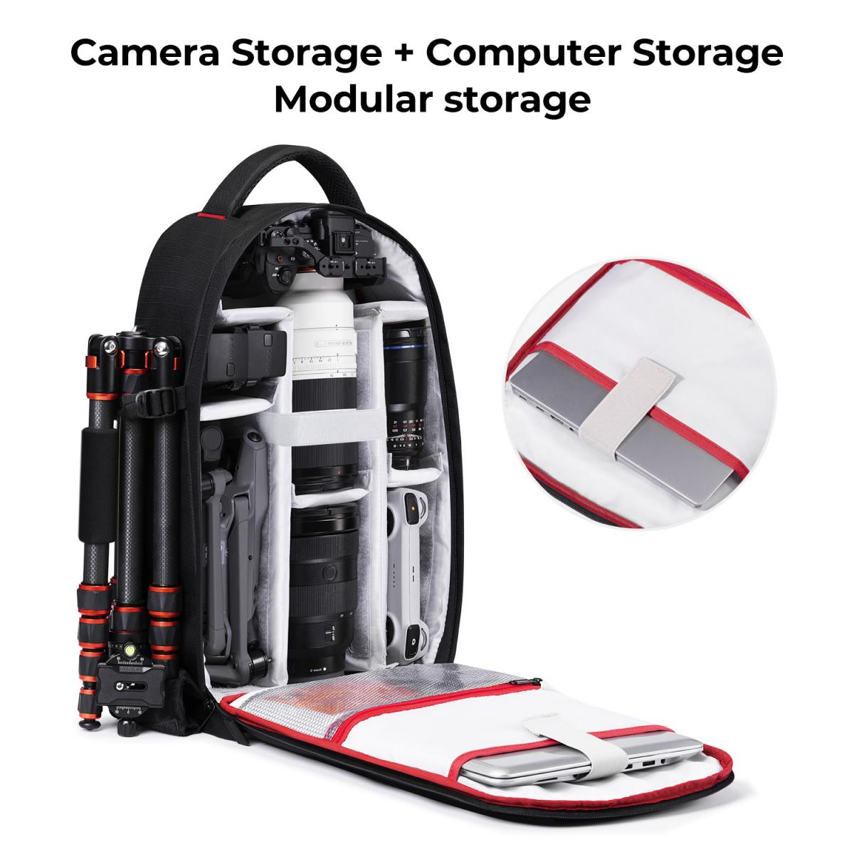 K&F Concept Camera Backpack for Photographers Large Waterproof