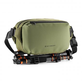 K&F Concept Alpha Camera Sling Bag 10L Photography Shoulder Bag, Compatible with Canon / Nikon / Sony Camears / DJI Mavic Drones, Green