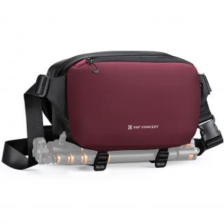10L Alpha Camera Sling Bag Borsa a tracolla fotografica, compatibile con droni Canon / Nikon / Sony Camars / DJI Mavic - Sling Bag Urban Wander 01 Rosso