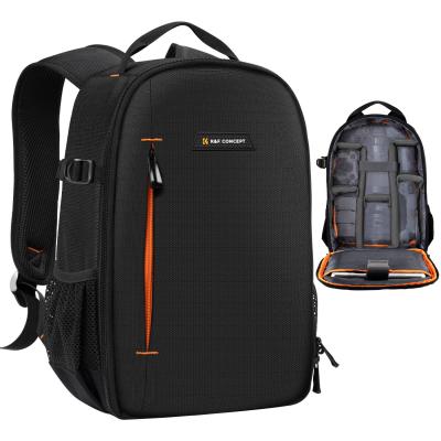 K&F Concept -kamerareppu valokuvaajille, suuri vedenpitävä valokuvauskameralaukku miehille ja naisille