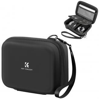 K&F Concept Digital Camera Case Waterproof & Protective Small Camera Bag Lightweight Camera Sling Bag with 2 Carrying Ways -   Sling Bag 1L Urban Wander 07(Black)