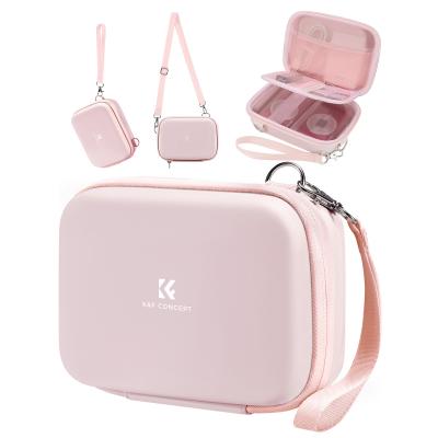 K&F Concept Bolsa Cámara Sling 1L Rosa para Fotografía Urbana, Bandolera Compacta y Ligera con Interior Acolchado - Urban Wander 07