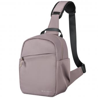 K&F Concept Kamera Schultertasche, kleiner Kamera-Umhängerucksack, wasserdichte Kamera-Reisetasche, Fotorucksack, Kamera-Umhängetasche quadratische Tasche 5L Urban Wander 08 (Dunkelpink)