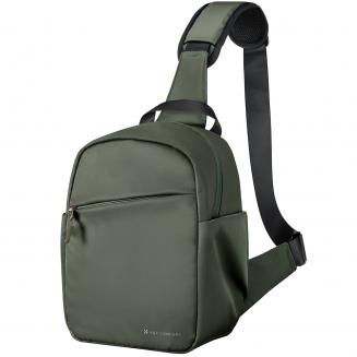 K&F Concept Camera Sling Bag Mały Aparat Aparat Torba Crossbody Na Ramię Plecak DSLR/SLR/Bezlusterkowiec Kompaktowy Etui Fotograficzne Torby 5L - Urban Wander 08 (Zielony)