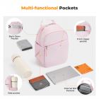 K&F Concept Kameraveske Liten Kamera Skulderveske DSLR/SLR/Speilløs Kamera Kompakt Veske Fotovesker 5L, Urban Wander 05 Lyserosa