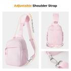 K&F Concept Kameraveske Liten Kamera Skulderveske DSLR/SLR/Speilløs Kamera Kompakt Veske Fotovesker 5L, Urban Wander 05 Lyserosa