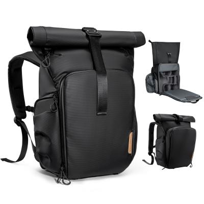 25L Zaino Fotografico, Borse Fotografiche per Fotografi di Grande Capacità con Parapioggia - Backpack Nature Wander 11（Nera）