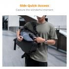 25L Zaino Fotografico, Borse Fotografiche per Fotografi di Grande Capacità con Parapioggia - Backpack Nature Wander 11（Nera）