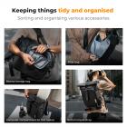 25L Zaino Fotografico, Borse Fotografiche per Fotografi di Grande Capacità con Parapioggia - Backpack Nature Wander 11（Nera）