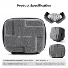 10 Cepli Sert Kabuklu Lens Filtre Torbası 95 mm'ye Kadar, Su Geçirmez, Dayanıklı, Taşınabilir, Seyahat ve Fotoğrafçılık için Kamera Filtre Kılıfı Taşıma Çantası, Boyut L