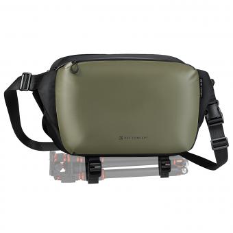 K&F Concept 2 in 1 Sling Bag 12L Everyday Shoulder Bag & Multifunction Photography Crossbody Camera DSLR Backpack Portable Bag, Green