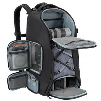 32L Zaino Fotocamera Professionale Multifunzionale Zaino Fotografico Portatile Borsa Fotocamera - Backpack Nature Wander 08（Grigio）