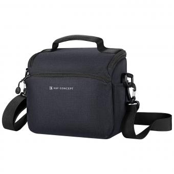 K&F Concept Kamerarucksack SLR-Taschen Schultertasche für Fotografen, kleine Umhängetasche Liner-Tasche für den täglichen Gebrauch (Umhängetasche 5L Urban Wander 05 Dunkel Blau) 