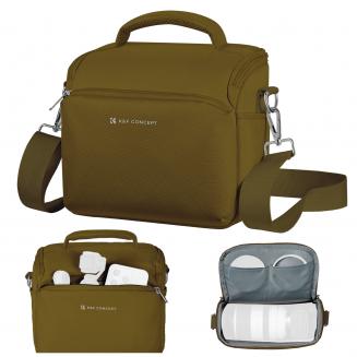 K&F Concept Camera Sling Bag Mała torba na ramię do aparatu DSLR/SLR/Urocze kompaktowe torby na ramię do fotografii dla fotografów - torba na ramię 5L Urban Wander 05 (Khaki)