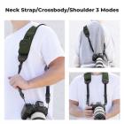 K&F Concept Tracolle per macchine fotografiche, tracolla regolabile per la fotocamera con tasca con cerniera per batteria/schede SD