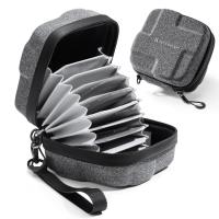 Borsa per filtri per obiettivi a 10 tasche in guscio duro fino a 95 mm, impermeabile, durevole, portatile, custodia per filtri per fotocamera per viaggi e fotografia, taglia S Borsa per filtri per obiettivi a 10 tasche in guscio duro fino a 95 mm, impermeabile, durevole, portatile, custodia per filtri per fotocamera per viaggi e fotografia, taglia S