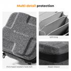 10 Cepli Sert Kabuklu Lens Filtre Torbası 82 mm'ye Kadar, Su Geçirmez, Dayanıklı, Taşınabilir, Seyahat ve Fotoğrafçılık için Kamera Filtre Kılıfı Taşıma Çantası, Beden S