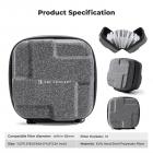 10 Cepli Sert Kabuklu Lens Filtre Torbası 82 mm'ye Kadar, Su Geçirmez, Dayanıklı, Taşınabilir, Seyahat ve Fotoğrafçılık için Kamera Filtre Kılıfı Taşıma Çantası, Beden S