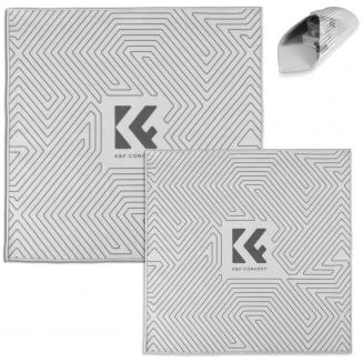 K&F Concept Lens Camera Protective Wrap, Ochraniacz obiektywu odporny na zarysowania, Magiczna samoprzylepna ściereczka do obiektywu aparatu/lustrzanki/akcesoriów 45x45cm+45x45cm