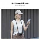 K&F Concept Tracolla per Fotocamera Tracolla per Fotocamera Adatta per Fotocamere SLR SLR Tracolla Urban Wander 05 Nera+Bianco