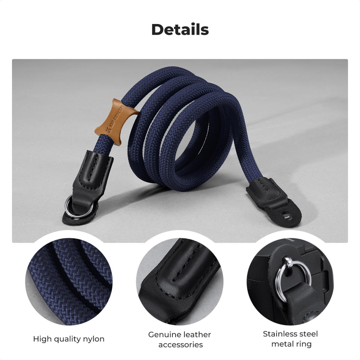 Camera nekriem Camera schouderriem Geschikt voor DSLR SLR camera's Strap Urban Wander 05 Diepblauw