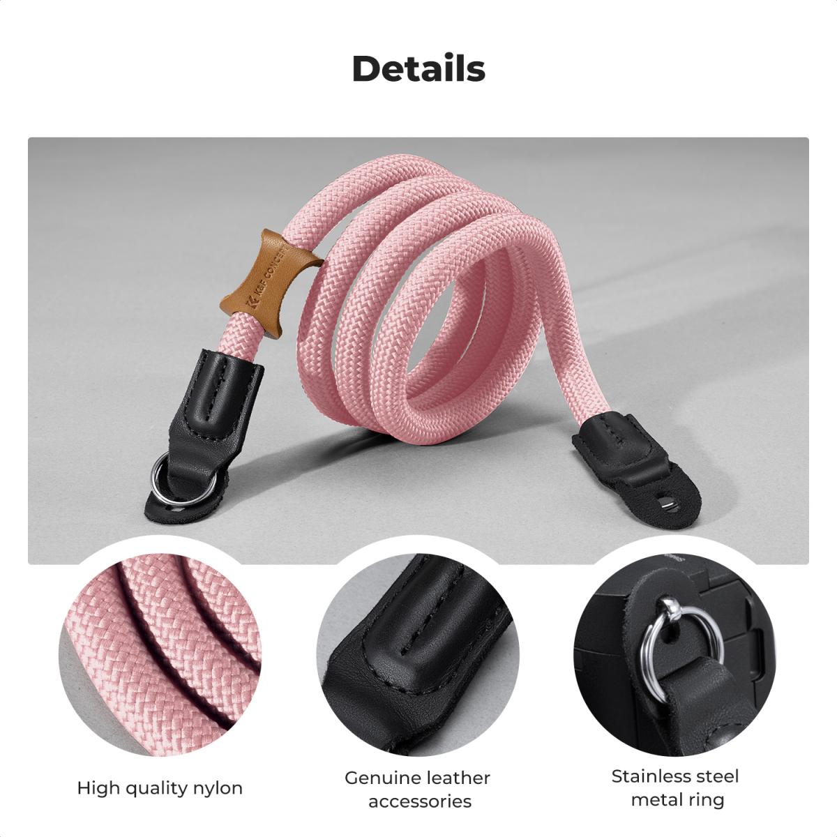 Camera nekriem Camera schouderriem Geschikt voor DSLR SLR camera's Strap Urban Wander 05 Roze