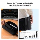 Borsa per il trasporto per DJI Osmo Pocket 3, custodia portatile, protettiva per DJI Osmo Pocket 3 Creator Combo Accessories