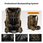 K&F Concept 30L Zaino Fotografico, Zaino Professionale impermeabile per DSLR con inserto rimovibile personalizzabile, spallacci regolabili, adatto per laptop da 15", attrezzatura fotografica - Backpack 30L Star Wander 01 (Champagne)