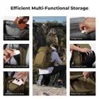 K&F Concept 30L Zaino Fotografico, Zaino Professionale impermeabile per DSLR con inserto rimovibile personalizzabile, spallacci regolabili, adatto per laptop da 15", attrezzatura fotografica - Backpack 30L Star Wander 01 (Champagne)