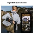 K&F Concept 30L Zaino Fotografico, Zaino Professionale impermeabile per DSLR con inserto rimovibile personalizzabile, spallacci regolabili, adatto per laptop da 15", attrezzatura fotografica - Backpack 30L Star Wander 01 (Champagne)