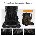 K&F Concept 30L Zaino Fotografico, Zaino Professionale impermeabile per DSLR con inserto rimovibile personalizzabile, spallacci regolabili, adatto per laptop da 15", attrezzatura fotografica - Backpack 30L Star Wander 01 (Nero)