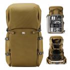 K&F Concept 40L Zaino Fotografico, Zaino Professionale impermeabile per DSLR con inserto rimovibile personalizzabile, spallacci regolabili, adatto per laptop da 15", attrezzatura fotografica - Backpack 40L Star Wander 01 (Champagne)