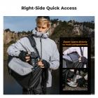 K&F Concept 40L Zaino Fotografico, Zaino Professionale impermeabile per DSLR con inserto rimovibile personalizzabile, spallacci regolabili, adatto per laptop da 15", attrezzatura fotografica - Backpack 40L Star Wander 01 (Nera)